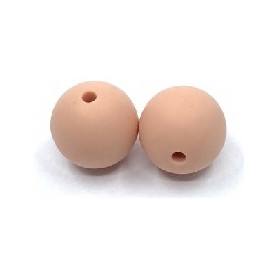Silikonový korálek 11 mm broskvový – Sleviste.cz