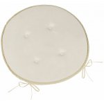 Bellatex Adéla 79/P208 Uni bílá káva 40 cm kulatý hladký – Zboží Dáma