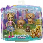 Mattel Enchantimals Gerika Golden Retriever s rodinkou – Zbozi.Blesk.cz