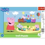TREFL Prasátko Peppa: Veselý vláček 15 dílků – Sleviste.cz