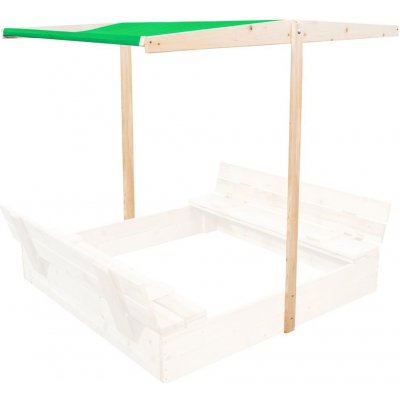 Aga Stříška na dětské pískoviště 120x120 cm Zelená – Hledejceny.cz