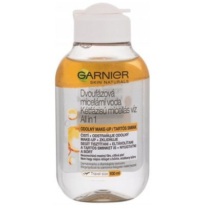 Garnier Skin Cleansing dvoufázová micelární voda 3 v 1 100 ml