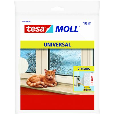TESA Těsnění do oken a dveří pěna, 9 x 6 mm x 10 m, – HobbyKompas.cz