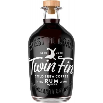 Twin Fin Cold Brew Coffee Rum Liqueur 25% 0,7 l (holá láhev) – Zbozi.Blesk.cz