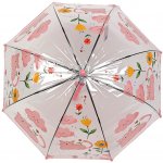 Dětský průhledný vystřelovací deštník kočka 2 růžová stř. – Zboží Mobilmania
