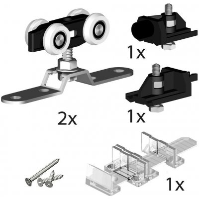 Mantion Valcomp Herkules sada kování na 1 křídlo 120 kg – Hledejceny.cz