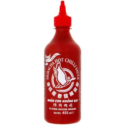 FLYING GOOSE Sriracha chilli omáčka extra pálivá 455 ml