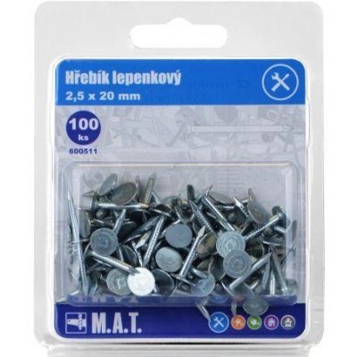 hřebík lepenkový 20x2,5mm Zn (100ks) – Hledejceny.cz