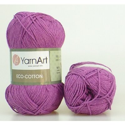 Yarn Art příze Eco Cotton_772 fialová