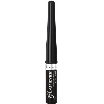 Rimmel London Glam Eyes Liquid Liner oční linky 1 Black Glamour 3,5 ml