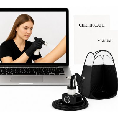 Dr.nek SPRAY TAN Online kurz samoopalovací nástřik včetně certifikátu a přístoje – Hledejceny.cz
