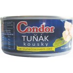 Condor Tuňák kousky ve slunečnicovém oleji 170 g – Zboží Dáma Condor Tuňák kousky ve slunečnicovém oleji 170 g – Zboží Dáma