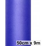 Svatební a aranžerský tyl 50 cm x 9 m - tmavá modrá – Zboží Dáma