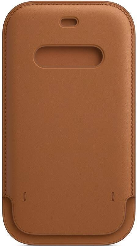 Apple iPhone 12 mini Leather Sleeve with MagSafe Saddle Brown MHMP3ZM/A