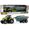 Auta, bagry, technika Lean Toys Zelený traktor postřikovač Farm Sound