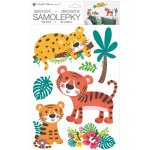 Anděl Samolepka na zeď tygři 24 x 42 cm 10450 – Zbozi.Blesk.cz