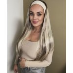 Platinová blond paruka Rosie s čelenkou – Sleviste.cz