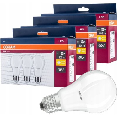 Osram Basic 9x A60 E27 LED žárovka 8,5W 60W 806lm 2700K – Zboží Mobilmania