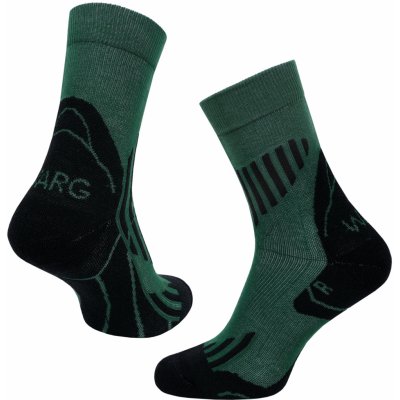 Warg Kompresní ponožky Performance Merino zelená – Zboží Mobilmania
