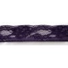 Krajka silonová - středně fialová ( šíře : 6 cm ) polyester