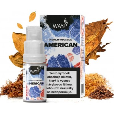 Way To Vape American 10 ml 6 mg – Zboží Mobilmania