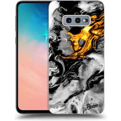 Pouzdro Picasee silikonové Samsung Galaxy S10e G970 - Black Gold 2 čiré – Zbozi.Blesk.cz