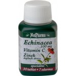 MedPharma Echinacea 100 mg + VitamínC 500 mg + Zinek 10 mg 90 tablet – Hledejceny.cz