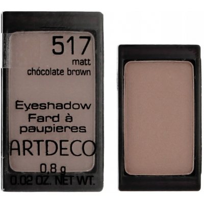 Artdeco Eye Shadow Matt 517 Chocolate Brown 0,8 g – Zboží Mobilmania