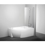 Ravak CVSK1 Rosa 140/150 L white+Transparent, levá 7QLM0100Y1 – Zboží Dáma