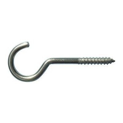 Hák se závitem do dřeva 6x100, nerez A2 – Zboží Mobilmania