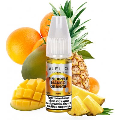 Elf Bar Elfliq Salt Pineapple Mango Orange 10 ml 20 mg