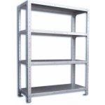 Biedrax Nerezový regál gastro 40 x 76 x 160 cm, 4 police, každá 100 kg – Zboží Mobilmania