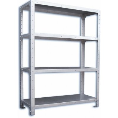Biedrax Nerezový regál gastro 40 x 76 x 160 cm, 4 police, každá 100 kg – Zboží Mobilmania