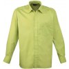 Pánská Košile Premier Workwear pánská košile s dlouhým rukávem PR200 lime