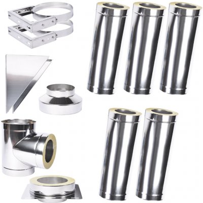 Solid izolovaný komín Plus 0,8 130mm 5m – Zboží Dáma