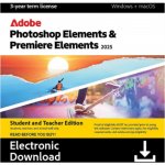 Adobe Photoshop & Premiere Elements 2025 pro studenty a učitele 3 roky – Zboží Živě