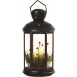 Emos DCLV15 LED dekorace vánoční lucerna se svíčkami černá 35,5 cm 3x C vnitřní vintage – Sleviste.cz
