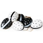 Vajíčka závěsná pvc 6ks/6cm bílá/černá – Hledejceny.cz