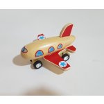 Bigjigs Dřevené natahovací letadlo – Sleviste.cz