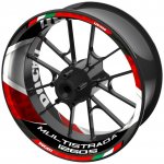 jednodílné polepy na kola DUCATI Multistrada 1260S černá