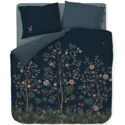 PIP Studio Povlečení bavlna Paradiso tmavá modrá 200x220 2x 70x90 280449 – Hledejceny.cz