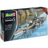 Sběratelský model Revell German Battleship WWII TIRPITZ 05096 1:350