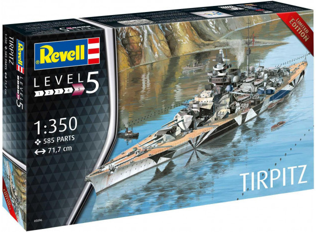 Revell German Battleship WWII TIRPITZ 05096 1:350