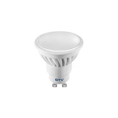 GTV LED, SMD 2835, TEPLÁ BÍLÁ, GU10, 10 W, AC 220–240 V, VYZAŘOVACÍ ÚHEL 120*, 720 lm, 87 mA – Zboží Mobilmania