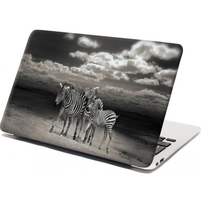 Sablio Samolepka na notebook Zebry - 29x20 cm – Zboží Živě