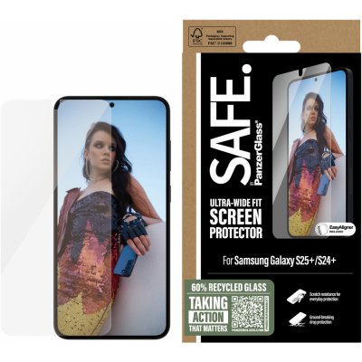 PanzerGlass SAFE Samsung Galaxy S25+/S24+ s instalačním rámečkem SARNUWFG37942 – Zboží Živě