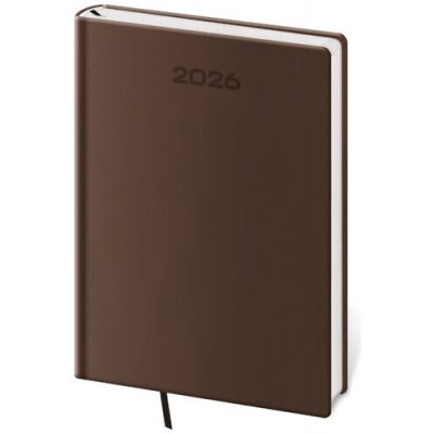 Soft A5 Týdenní 2026 hnědá – Zboží Živě