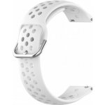 BStrap Silicone Dots řemínek na Huawei Watch GT2 42mm, white SSG013C0207