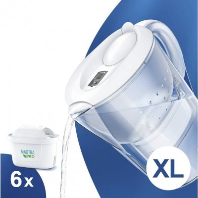 Brita Marella XL bílá + 6 ks filtru Maxtra Plus