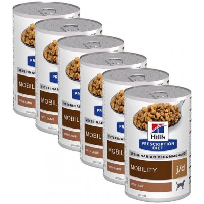 Hill’s Prescription Diet Adult Dog J/D Mobility Chicken 6 x 370 g